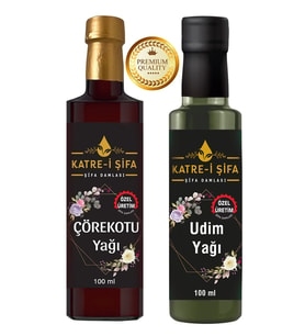 İkili Fırsat Paketi - Özel Üretim UDİM Yağı & Özel Üretim Soğuk Sıkım Çörekotu Yağı