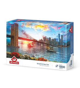 Art Puzzle New York'ta Günbatımı 1000 Parça Puzzle