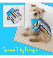 MAVİ GÖKKUŞAĞI Polo Yaka Tişört Summer T Köpek Kıyafeti,Elbisesi