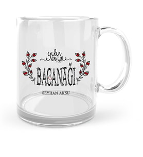 BK Gift Kişiye Özel Yılın En İyi Bacanağı Cam Kupa Bardak
