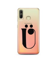 Samsung A60 Harf Tasarımlı Telefon Kılıfı Ü-Harfi 