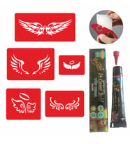 Kanatlar Tattoo Kına ve Şablon Seti