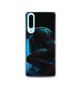 Örümcek Adam Tasarım Süper Şeffaf Silikon Telefon Kılıfı Huawei P30 