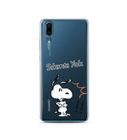 Snoopy Tasarımlı Süper Şeffaf Silikon Telefon Kılıfı Huawei P20 