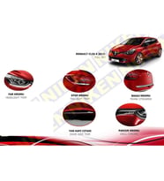 Renault Clio 4 Komple Krom Nikelaj Kaplama Seti 2012 Ve Sonrası