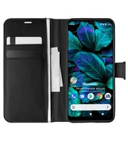 Microsonic General Mobile GM 20 Kılıf Delux Leather Wallet Siyah
