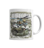 Military Helicopter Kupa Bardak Porselen