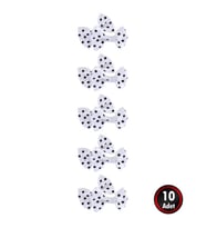 Grogren Papyon Fiyonk, 3 x 1,5 cm - 10 Adet - Renk Seçenekli - (Beyaz)