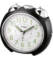 CASIO TQ-369-1DF ALARMLI IŞIKLI SİYAH ÇALAR MASA SAATİ