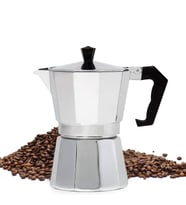 Aliminyum Ocak Üstü 150ml 3 Cup Fincan Moka Pot Espresso cin301-3