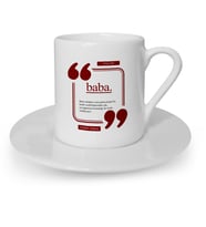 BK Gift Kişiye Özel Baba Türk Kahvesi Fincanı  42