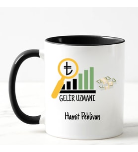 Gelir Uzmanı Kupa Bardağı Siyah