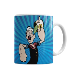 Popeye Temel Reis Kupa Bardak Porselen