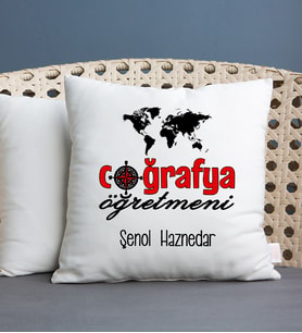 Coğrafya Öğretmeni Yastık