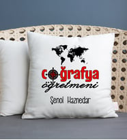 Coğrafya Öğretmeni Yastık