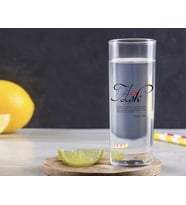 BK Gift Kişiye Özel Renkli Baskılı Mânâ Aşk Tasarımlı Vodka Bardağı-1 (Beyaz)
