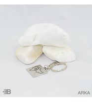 Ağrı 04 Kare Çelik Anahtarlık (Siyah-Gri)