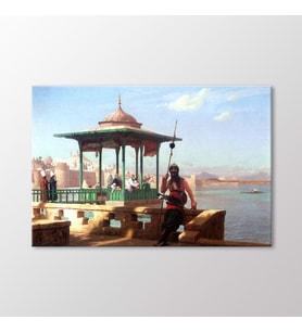Arty Tablo Köşk İçinde Harem Tablo (Karışık)
