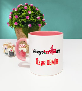 Fizyoterapist Kupa Bardak Pembe