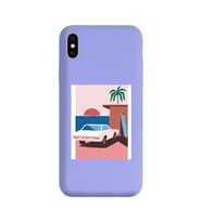 Mor Lansman Kılıf iPhone XS Max