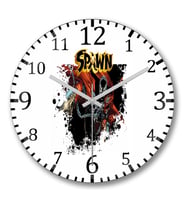 Spawn Duvar Saati Bombeli Gercek Cam