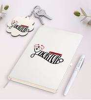 BK Gift Kişiye Özel Doktor Beyaz Defter Kalem ve Anahtarlık Hediye Seti-13 (Model 1)