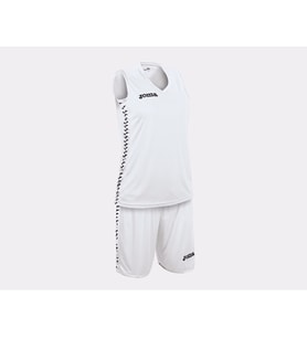 Joma Kadın Basketbol Forma & Şort Takımı Beyaz Pivot Set 1227W005