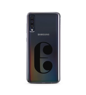 Samsung A50 Harf Tasarımlı Telefon Kılıfı E-Harfi 