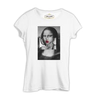 Mona Lisa - Sugar Beyaz Kadın Tshirt