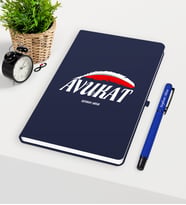 BK Gift Kişiye Özel Avukat Temalı Lacivert Defter Kalem Seti - 7