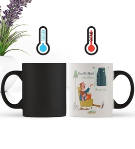 BK Gift Kişiye Özel Babalar Günü Temalı Sihirli Kupa Bardak 36494