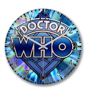 Doctor Who Duvar Saati Bombeli Gercek Cam