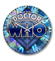 Doctor Who Duvar Saati Bombeli Gercek Cam