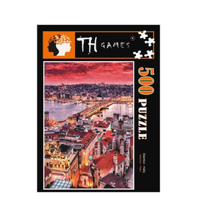 500 Parça Kutulu İstanbul Haliç Puzzle 48cm x 68cm