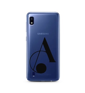 Samsung A10 Harf Tasarımlı Telefon Kılıfı A-Harfi 