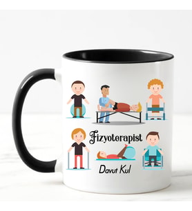 Fizyoterapist Kupa Bardağı Siyah