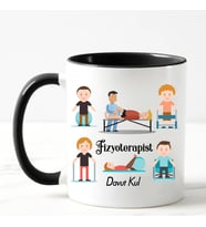 Fizyoterapist Kupa Bardağı Siyah
