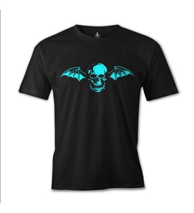 Avenged Sevenfold - Skull Logo Siyah Erkek Tshirt