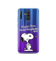 Snoopy Tasarımlı Süper Şeffaf Silikon Telefon Kılıfı Huawei Honor 20 Lite 