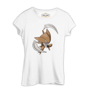 Pokemon - Kabutops Beyaz Kadın Tshirt