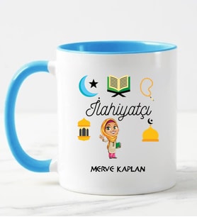 İlahiyatçı Kupa Bardağı Mavi