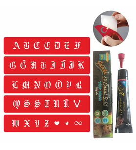 Kuşlar Ve Yıldızlar Kına Dövme ve Şablon Seti Tattoo