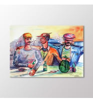 Arty Tablo Suluboya, Soyut Tablo (Karışık)