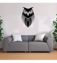 Baykuş  Temalı  Ahşap Tablo