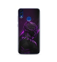 Black Panter Tasarım Süper Şeffaf Silikon Telefon Kılıfı Huawei Honor 8C 