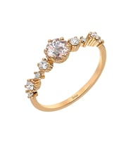 Sirius Pırlanta ve Morganite Taşlı Petra Yüzük 0702R0027