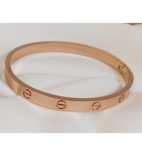 Alaşım kartier model Kelepçe Bileklik Rose