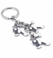 TOM VE JERRY KEDİ TOM SALLANTILI METAL ANAHTARLIK KC887