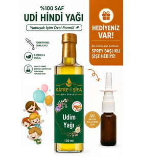 Katre-i Şifa Udim Yağı (Okratoksin A ve Aflatoksin Analizli) Çocuklar İçin Yumuşak İçim Udi Hindi Yağı 100 ml