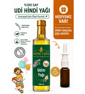 Katre-i Şifa Udim Yağı (Okratoksin A ve Aflatoksin Analizli) Çocuklar İçin Yumuşak İçim Udi Hindi Yağı 100 ml